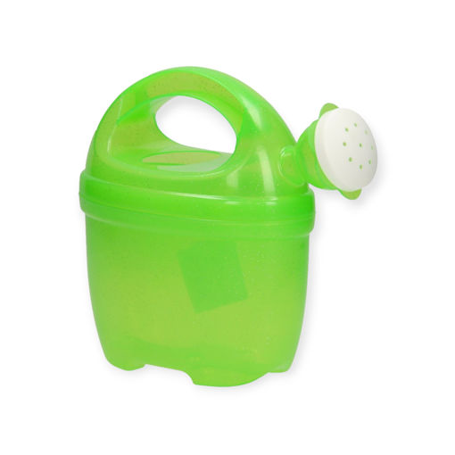 Picture of WATERING CAN SMALL TRANSPARENT GREEN WITH GLITTER